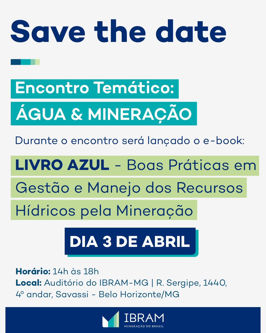 Encontro temático “Água e Mineração”